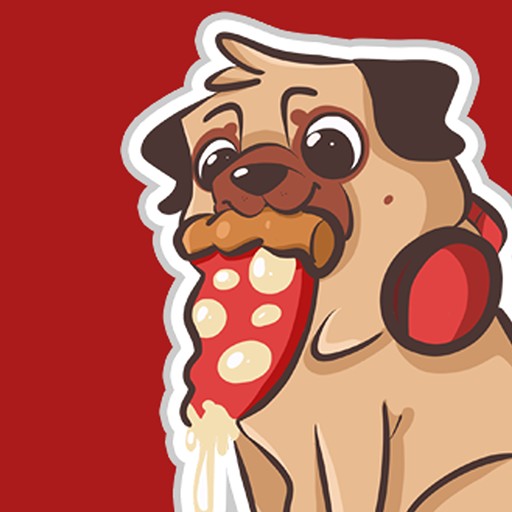 Gordongamer Sticker: Pug Youtuber