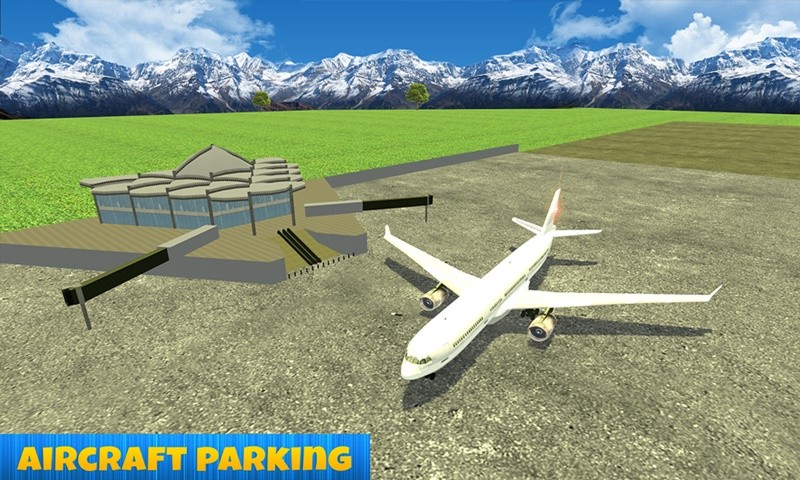 Super Jumbo Jet Plane Parking