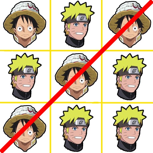 Tic Tac Toe - Luffy Vs Naruto