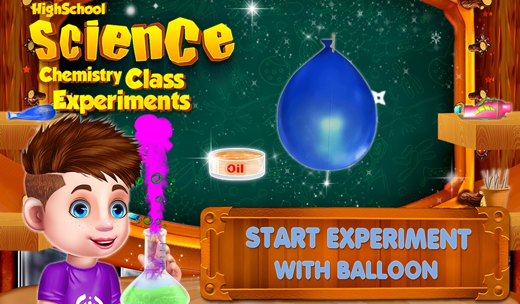 High School Science Chemistry Class Experiments