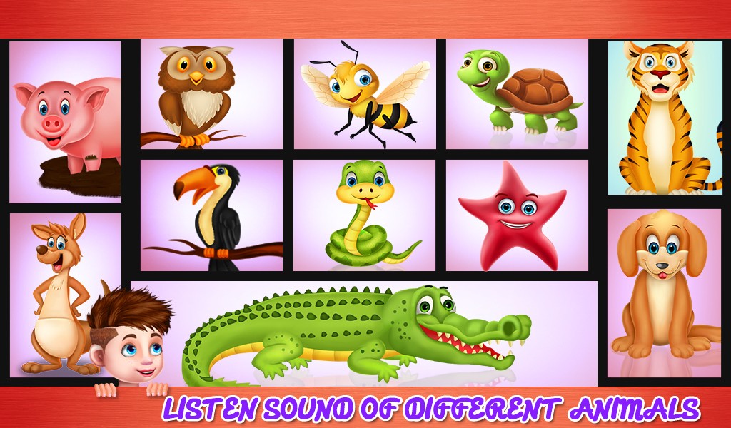 Preschool Educational Learning Animal Sounds Fun