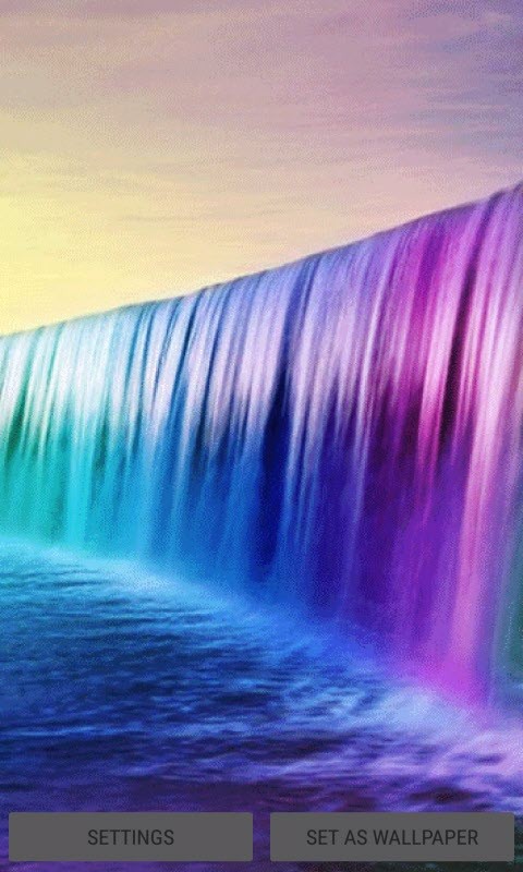 Purple Waterfalll LWP
