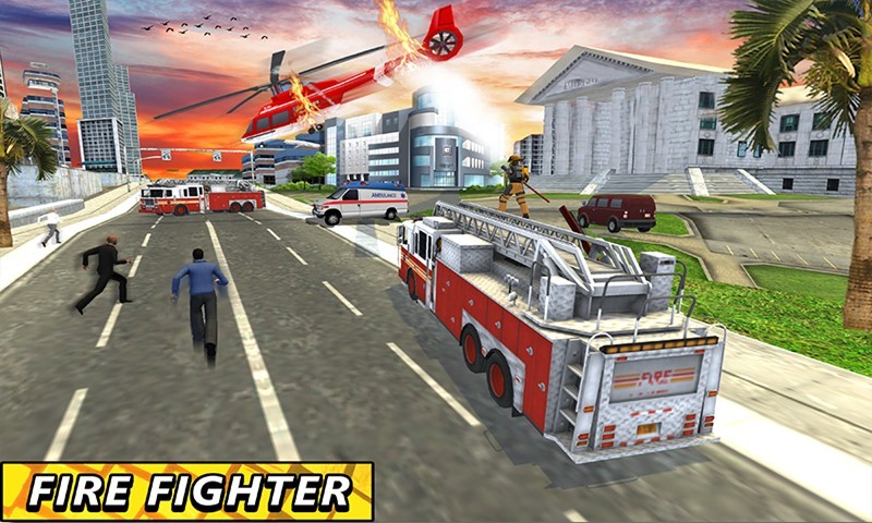 City firefighter Hero Rescue