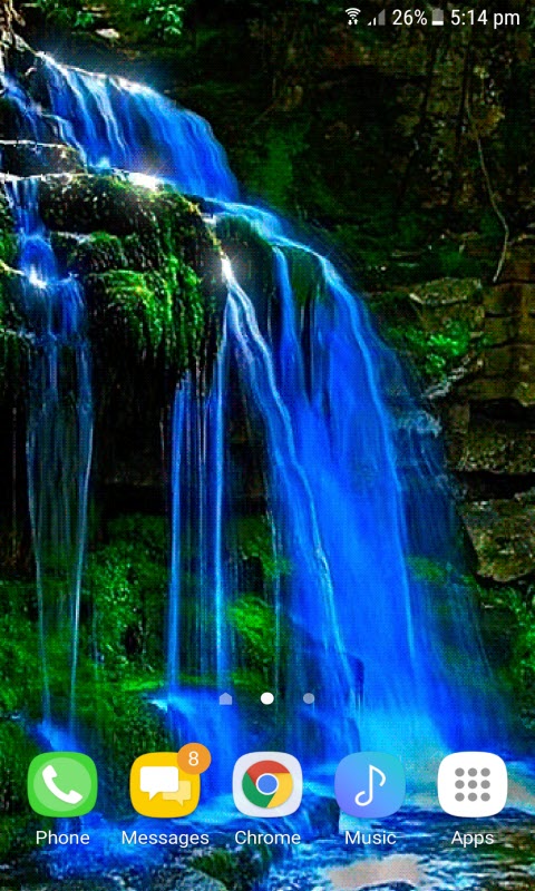 Wavy Waterfall Live Wallpaper