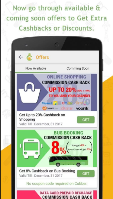 Cubber – Free Cashback Offers & Fast Recharge App