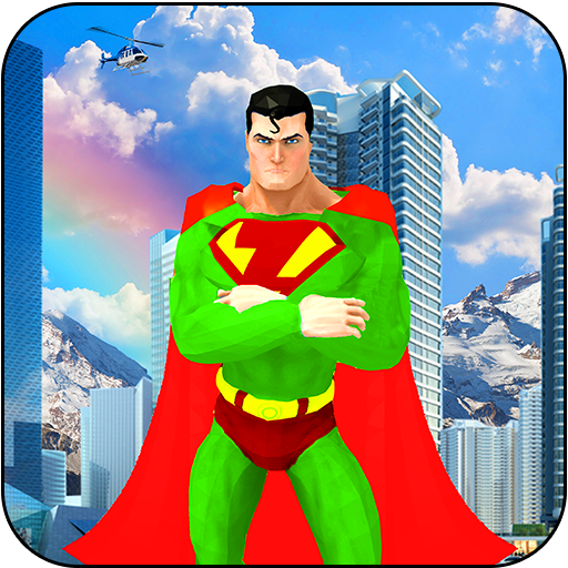 Flying Super Hero City Rescue Missions