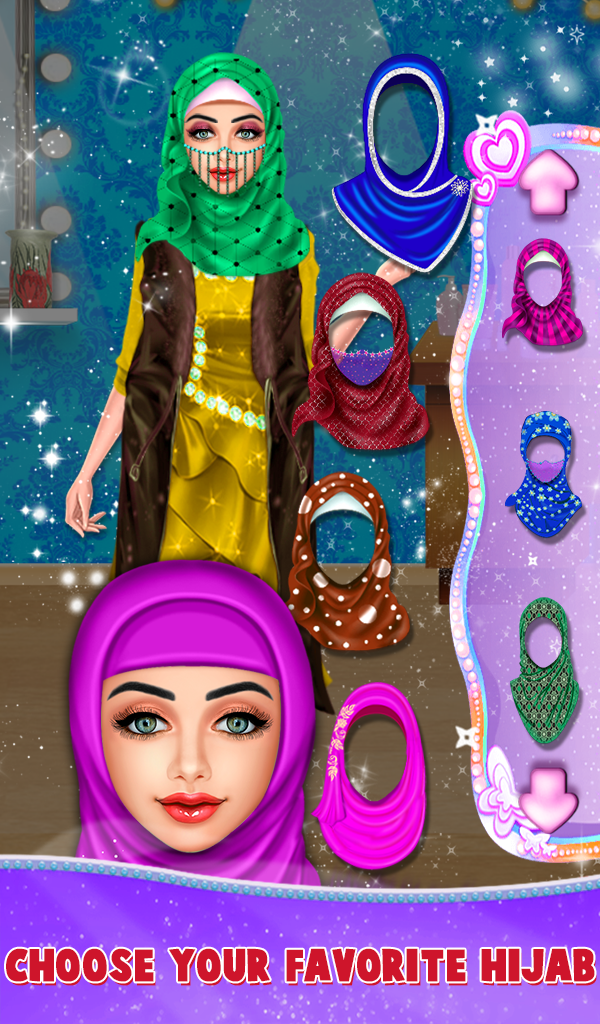 Hijab Fashion Doll Makeup Salon