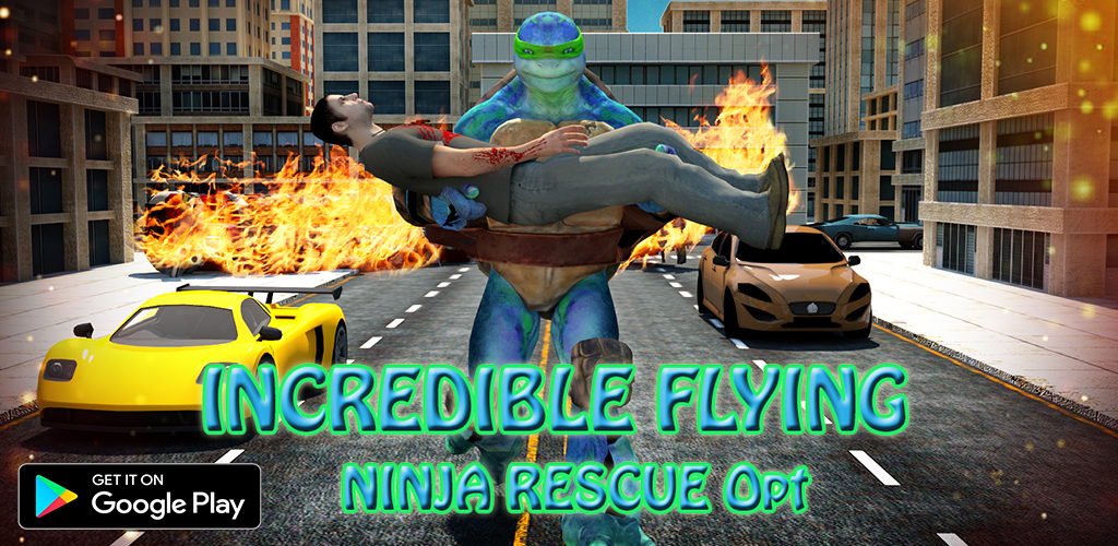 Incredible Super Flying Ninja City Rescue Opt