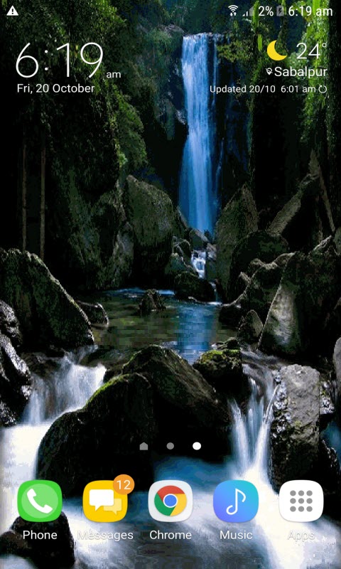 Mountain Waterfall Live Wallpaper