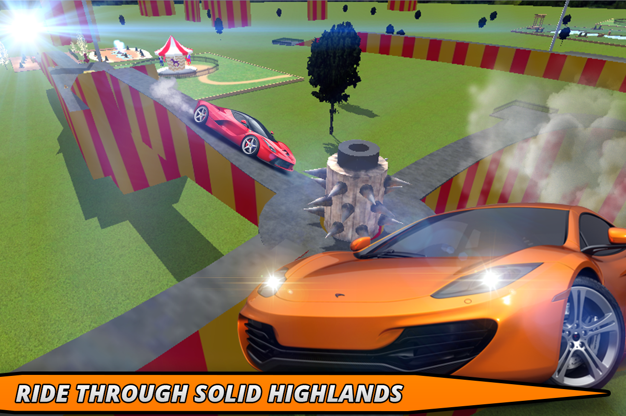 Racing Car Stunts On Impossible Tracks Tricky Path