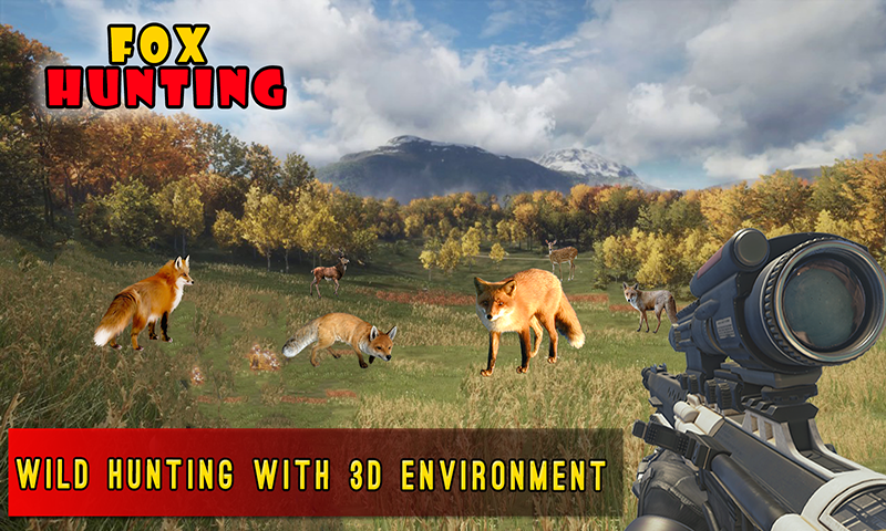 Sniper Fox Hunter 3D Jungle Adventures Game 2017