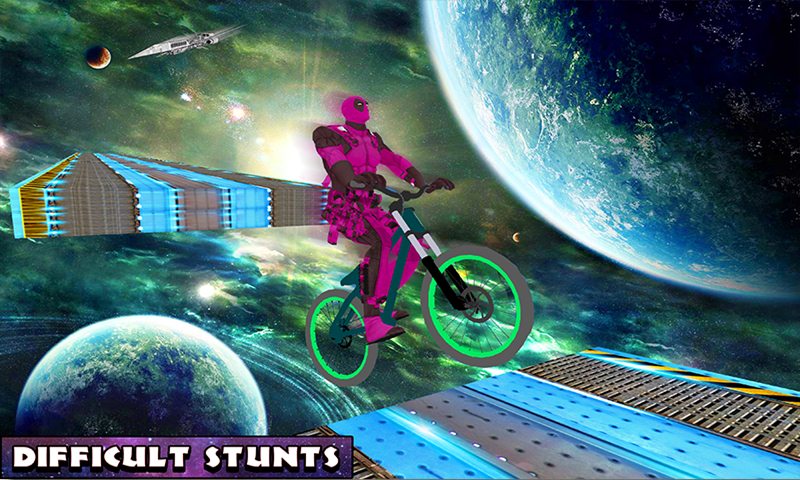 Superheroes BMX Bicycle: Impossible Space Tracks