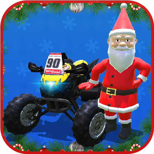 ATV Quad Bike Taxi: Crazy Santa