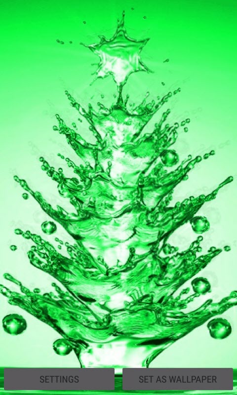 Green Christmas Tree LWP
