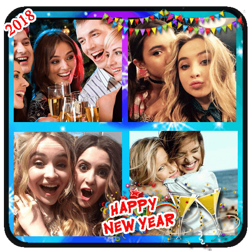 New Year Photo Collage 2018