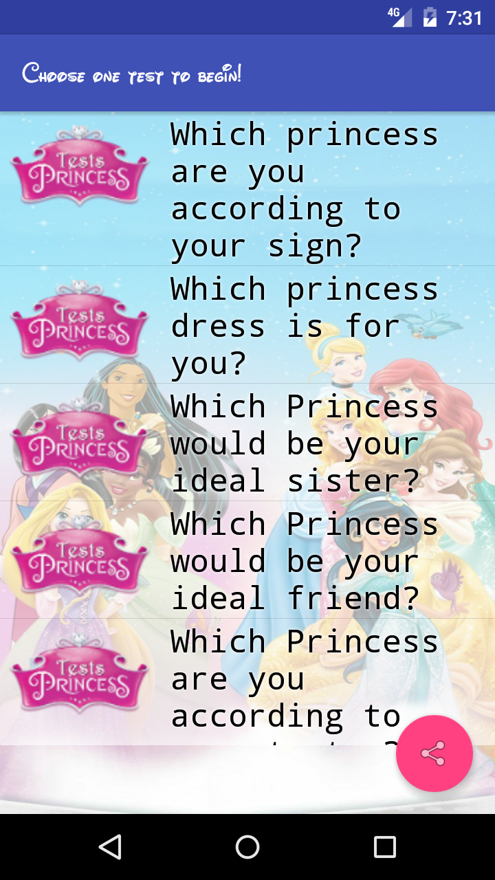 Which princess of Disney do you look like?
