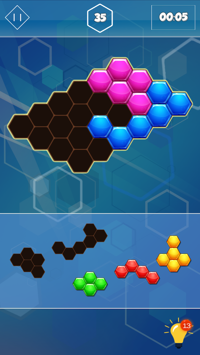 Hexa Battle Block Puzzle