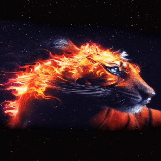 Fiery Tiger King LWP