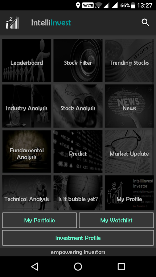 Intelliinvest NSE BSE Stock Analysis App