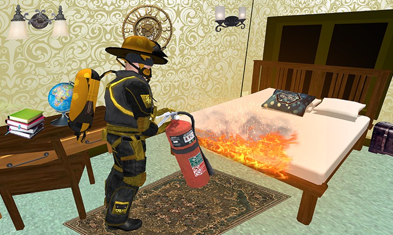 Virtual Firefighter Hero City Rescuer