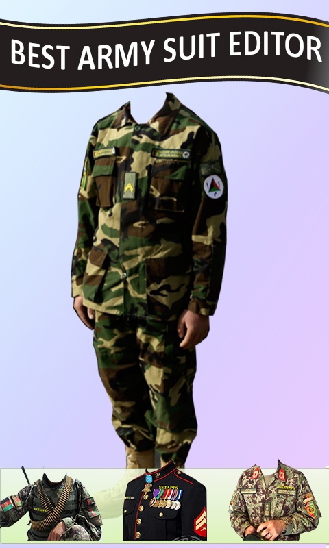 Afghan army dress editor: commandos suit changer