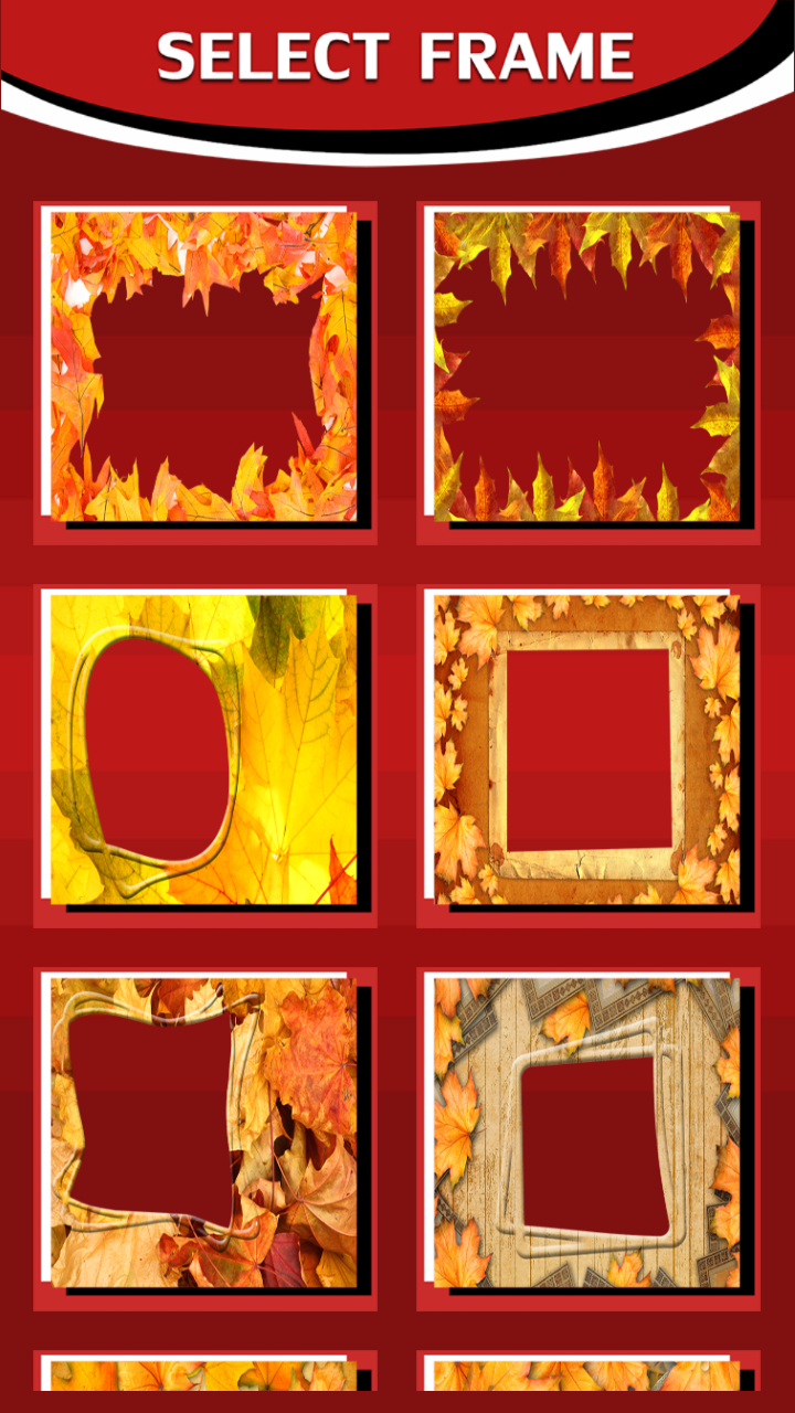 Golden Leaves Frames