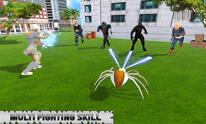 Multi Spider Robot Hero City Crime