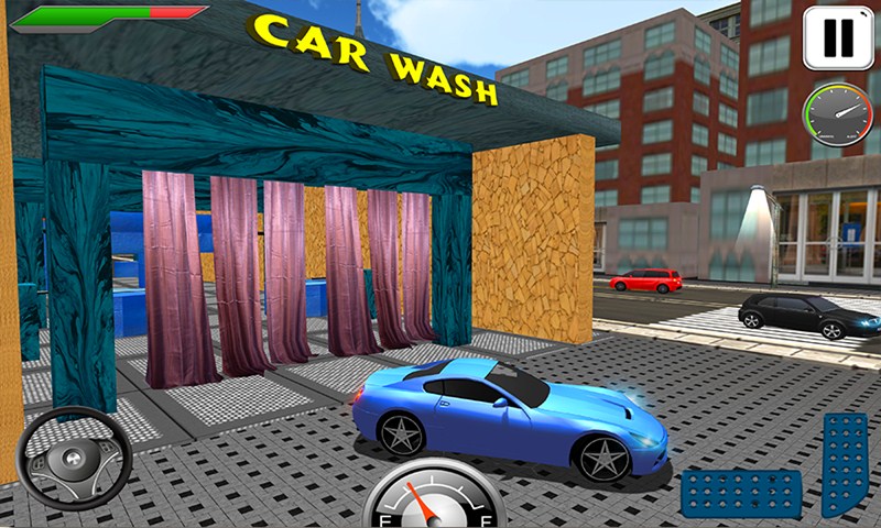 New Sports Car Wash Station Game