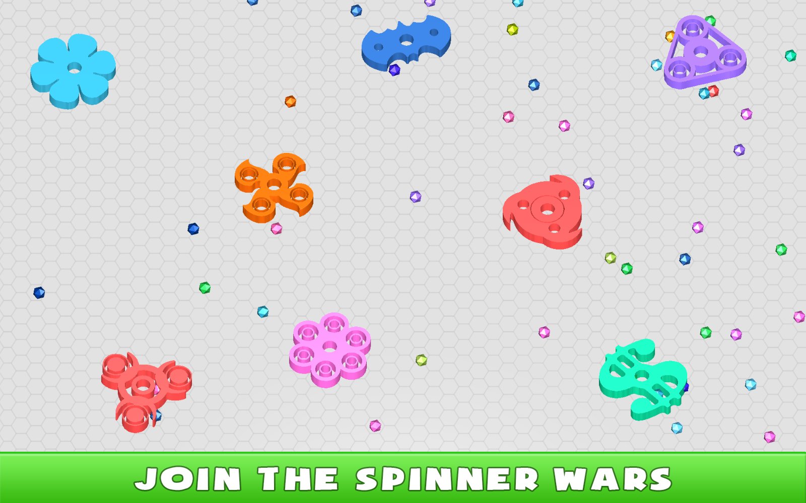 Spinning.io 3D : Fidget Spinner Top Wars