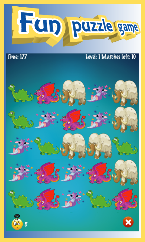 Dino Boom - Free Match 3 Puzzle Game