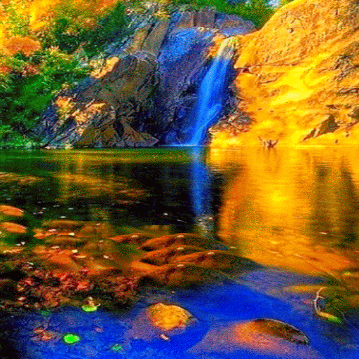 Golden Mountain Fall LWP