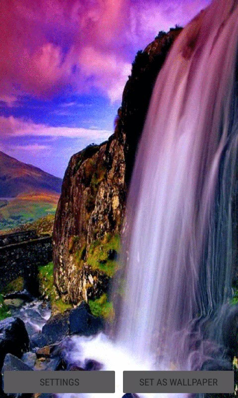 Magical Waterfall View LWP