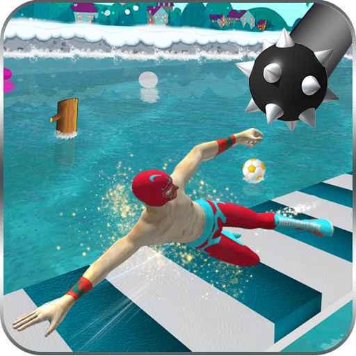 Stunt Man in Water Park