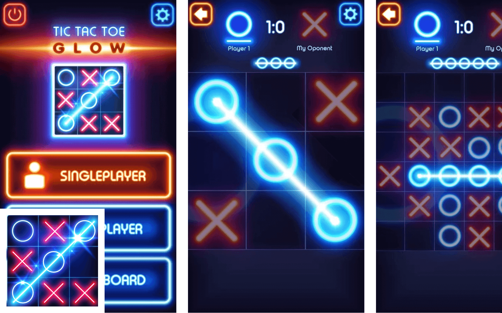 Tic Tac Toe Glow - Download & Play for Free Here