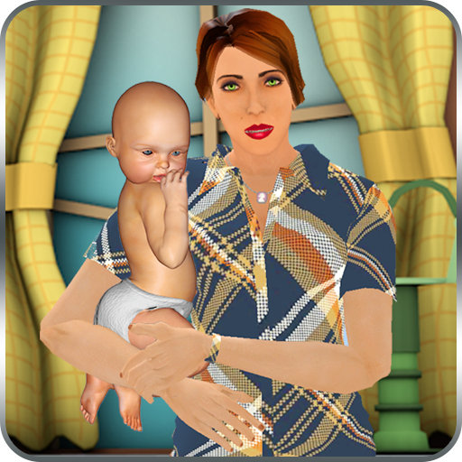 Virtual Single Mom New Baby Born Sim