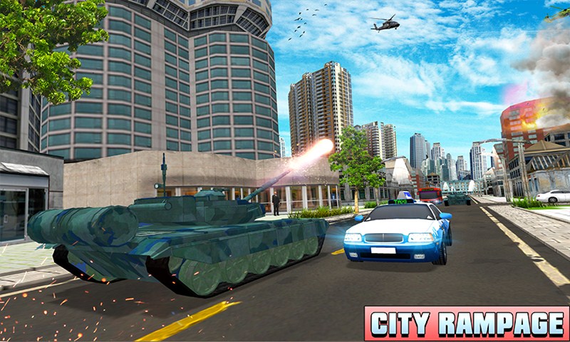 Impossible Mega Stunts:Tank City Battle