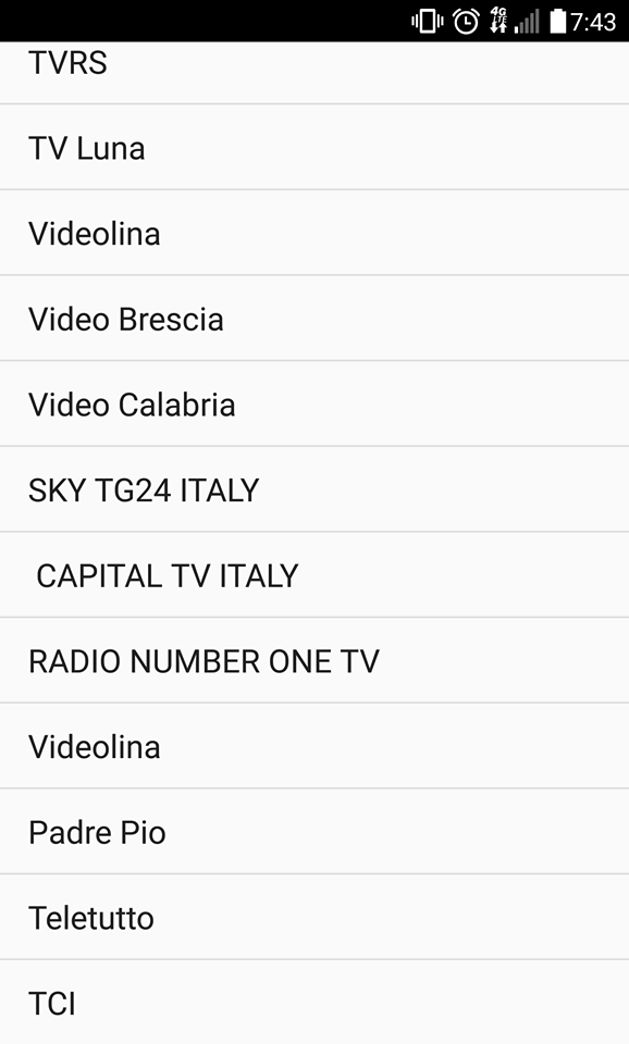 Italian TV Channel