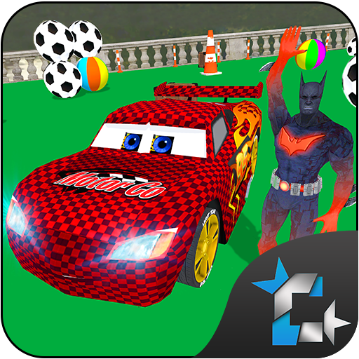 Superheroes Car Highway Stunts Challenges