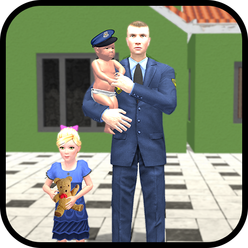 Virtual Single Police Dad: Happy Family