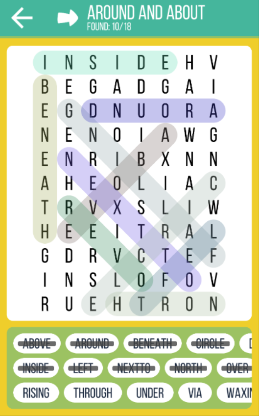 word search games