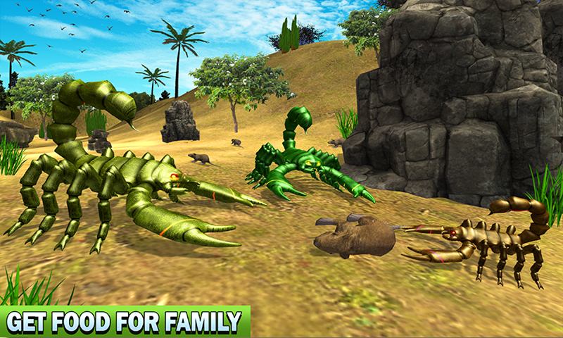 Angry Scorpion Family Jungle Survival