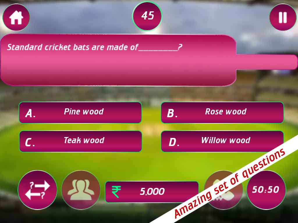 Crorepati Cricket Trivia Quiz