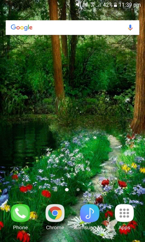 Flowers Forest Live Wallpaper