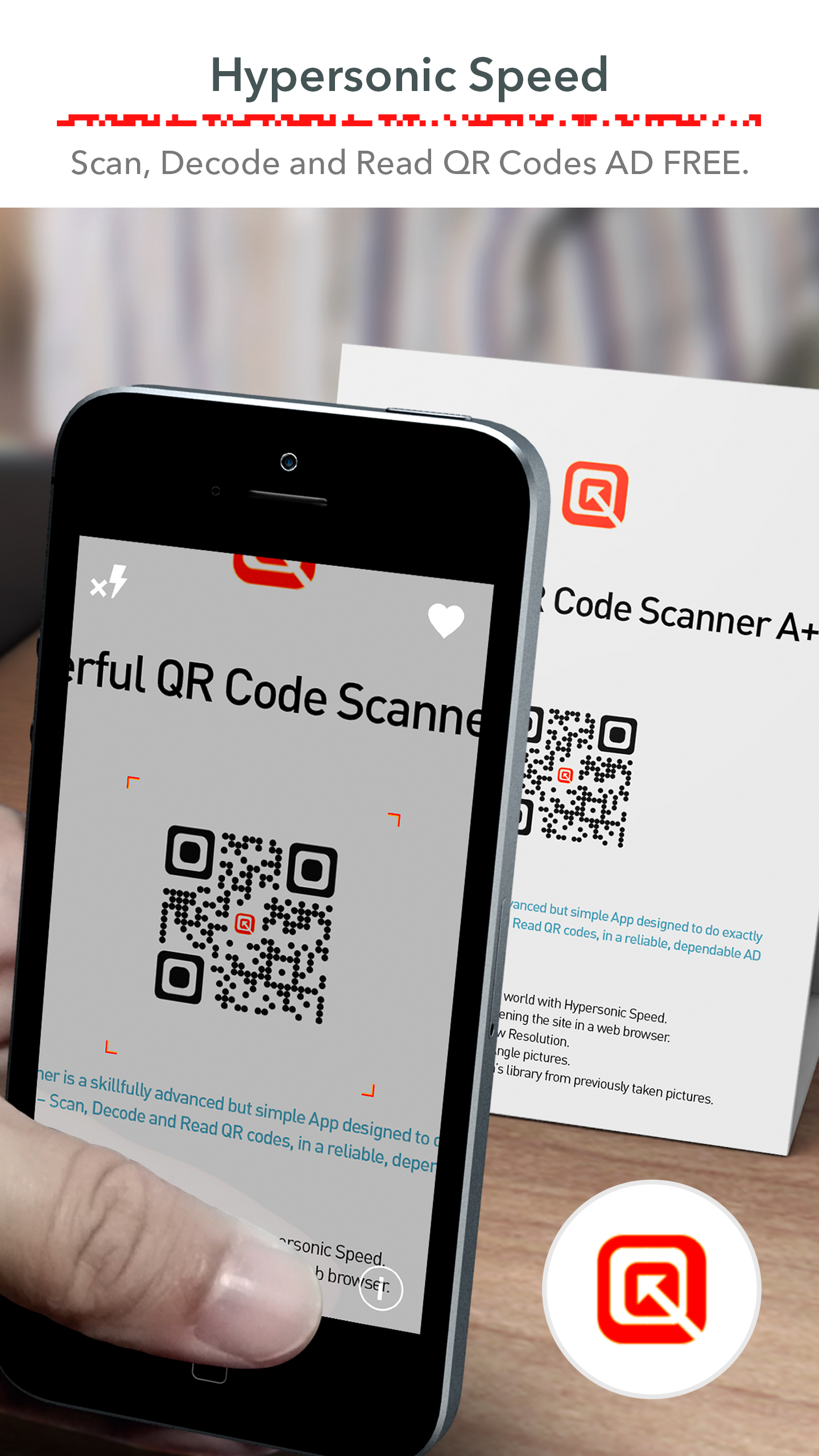 QR Code Scanner (Recommended) Free, FAST & No ADS