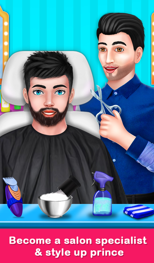 Shave Prince Beard Hair Salon — Barber Shop Game, by GameiMake