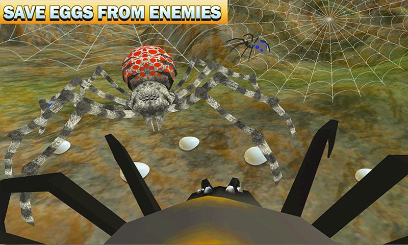 Spider Family Nest Simulator 3D