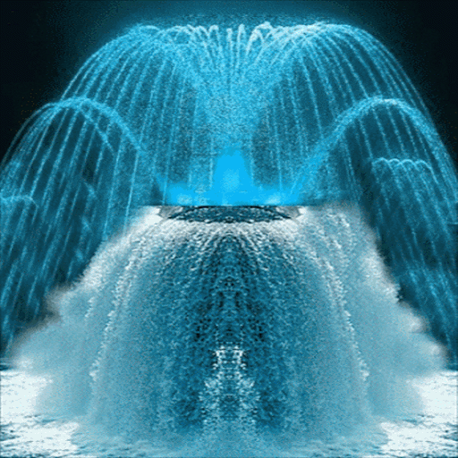 Blue Fountain Live Wallpaper