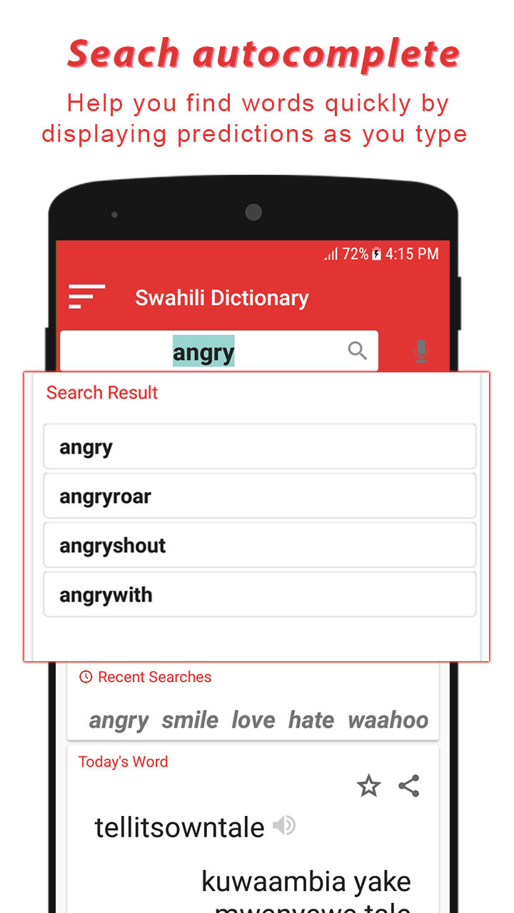 English to Swahili dictionary 2018