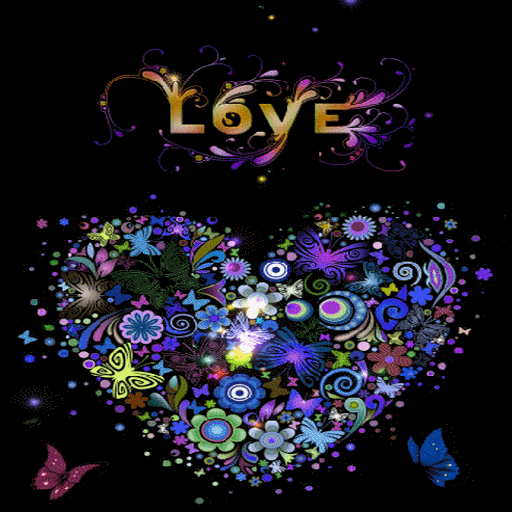 Multicolor Heart Live Wallpaper