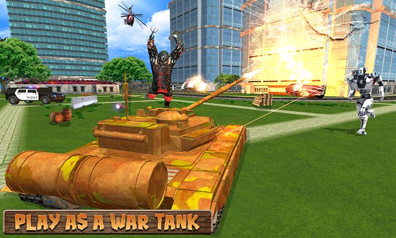 Wild Tiger Robot Transform Tank: Gorilla War